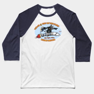 Fist of the Fleet Rhino Nose Art Baseball T-Shirt